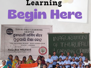 Building Safe Learning Spaces for Children at Thirupati Odisha.