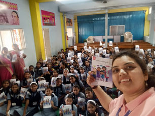 MHM SESSION AT NAGOJIRAO PATANKAR HIGHSCHOOL, KOLHAPUR.