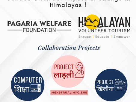 We're thrilled to announce collaboration between Pagaria Welfare Foundation and Himalayan Volunteering Tourism (HVT)!