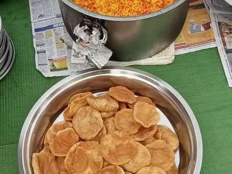Festive Annadanam in Village Chawar - Kanauli