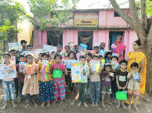 Learning with Laughter and Love At Dodiyatola School , Madhay Pradesh.