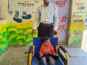 Bringing Mobility and Smiles: A Wheelchair Donation for 7-Year-Old Anadi in Beed, Majalgaon.