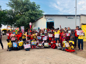 Bringing Joy to a New Toy Library in Dhangarwadi in Yavatmal, Maharashtra.