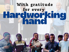 Supporting Hardworking Labourers with Love At Kalamboli.