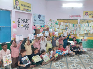 Toy Library Launch at Subhash Chandra Bose School, Rath Village, Hamirpur District, Uttar Pradesh.