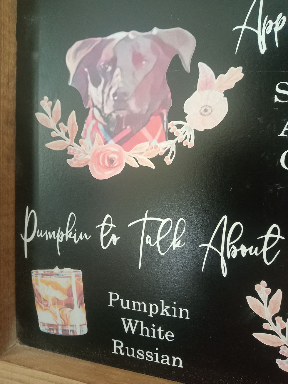 Thumbnail: Customized Signature Drink Bar Sign with Your Pets Picture