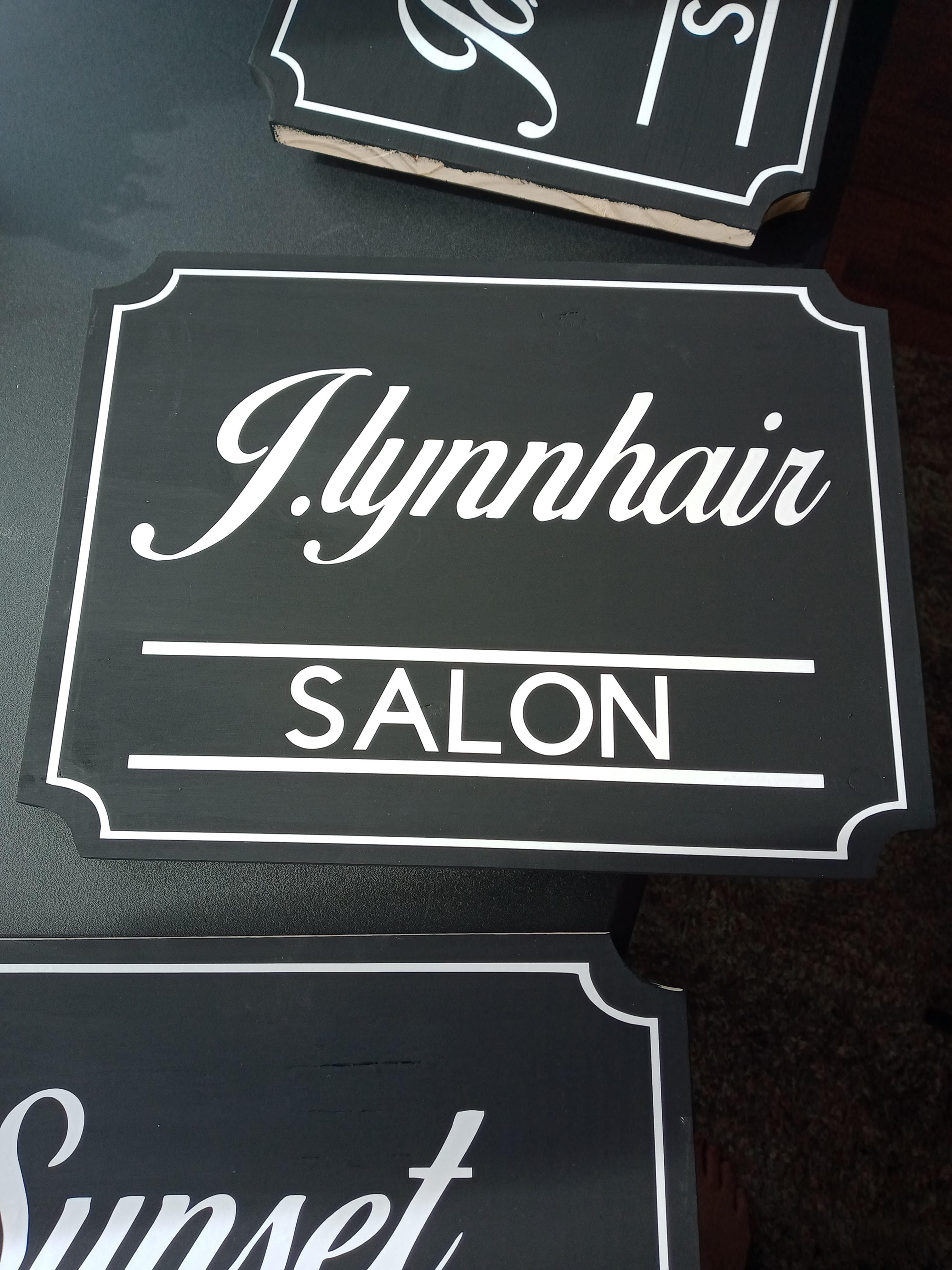 Custom Salon Signs
