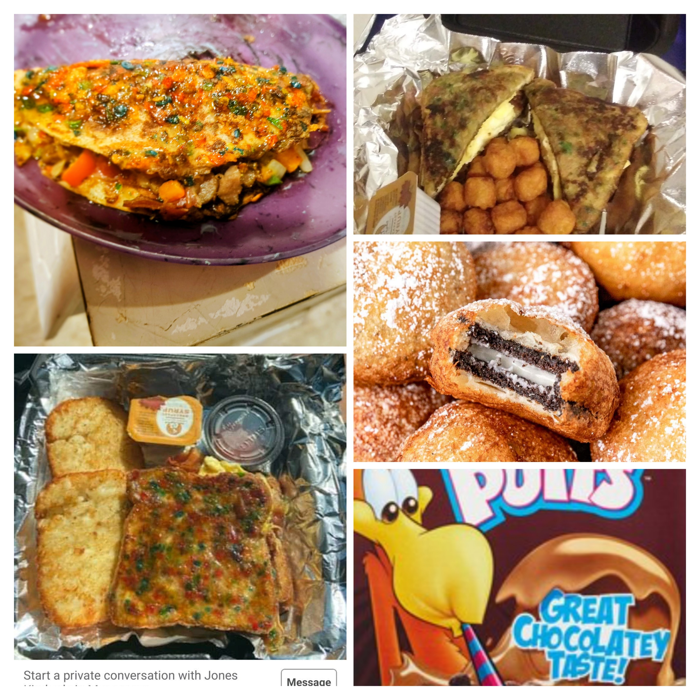 Arranged Food and Objects