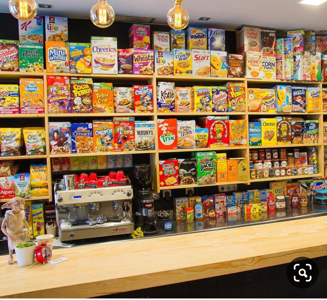 Arranged Food and Objects