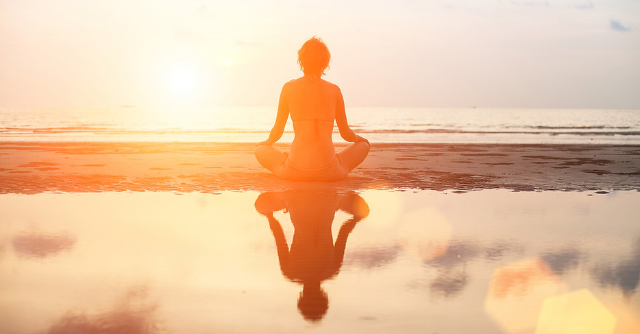 Meditate at the beach