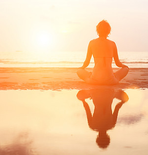 La meditación por el mar
