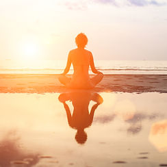Meditation am Meer