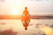 Meditation am Meer