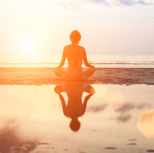 Meditation am Meer