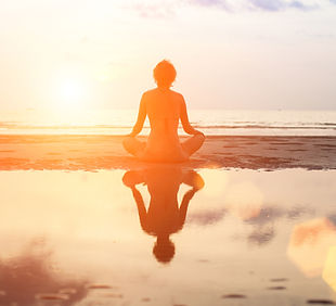 Meditation am Meer