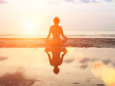 Meditate at the beach