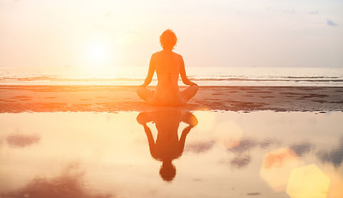 Meditation On Beach