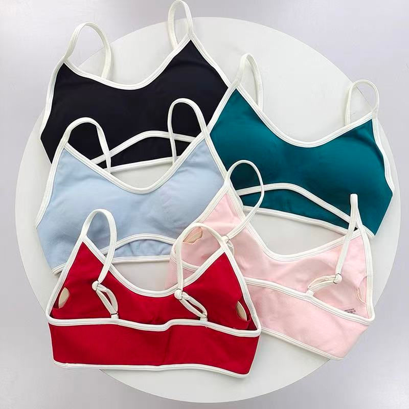 Thumbnail: Fitness Suit, Women's Suspender, Contrasting Color Bra, Sports Shock-absorbing S