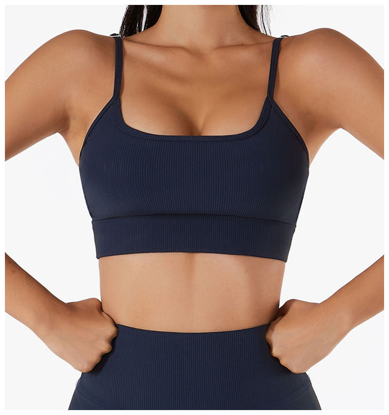 Thumbnail: WAREBALL Seamless Yoga Set Female Women's Crop Top Bra Leggings 2PCS Women Outfi