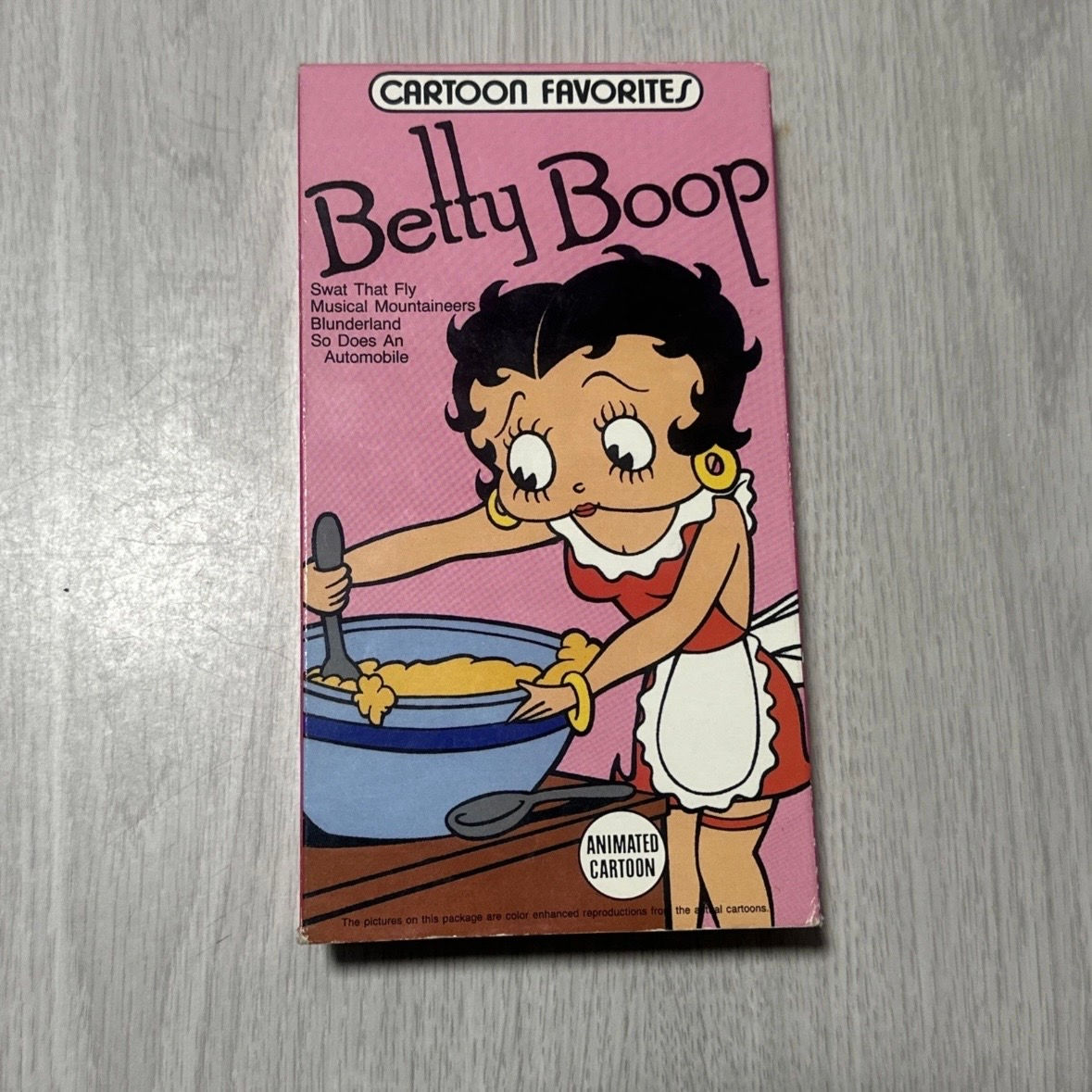 Betty Boop VHS Cartoon Favorites 1988 Swat That Fly Musical Mountaineers T13044