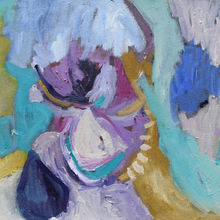 Face Up, oil on canvas,30x40x4cm