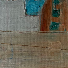 PL If, oil on card,9x10cm.