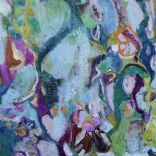 That April, oil on canvas,70x80x4cm.
