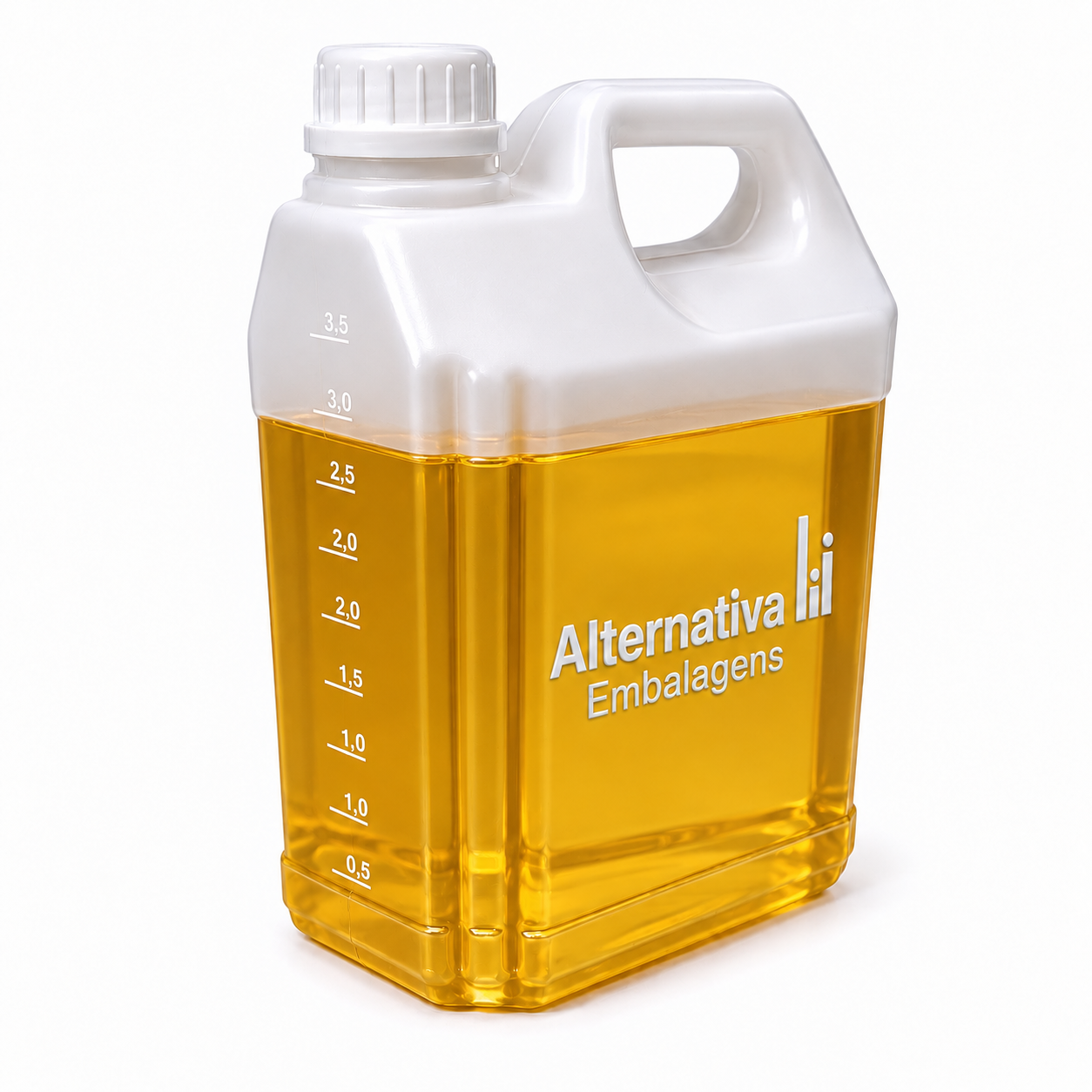 Bombona plástica 5 litros natural - 120 unidades