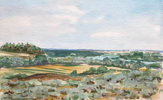 River Valley, watercolor, 9x6, $75
SOLD