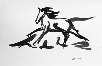 Twisty, watercolor, 9x6, $40
SOLD