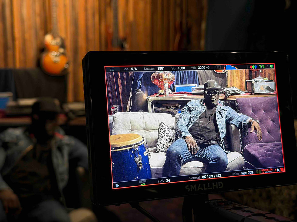 Close-up view of video editing software on a computer screen