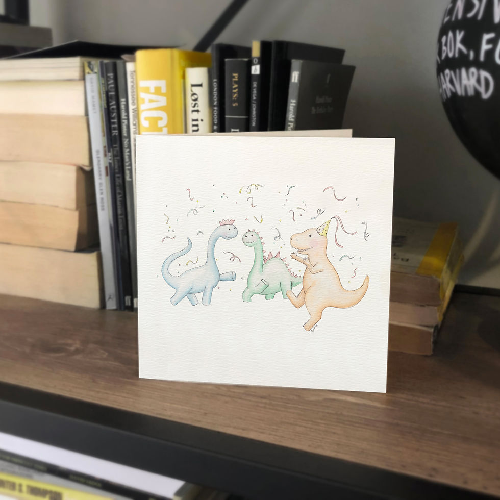 Thumbnail: Dinosaur Party Card