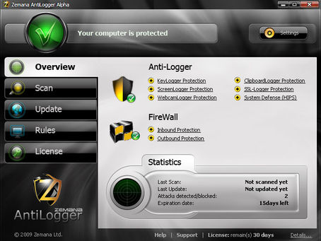 Zemana AntiLogger Crack Patch With Serial Key