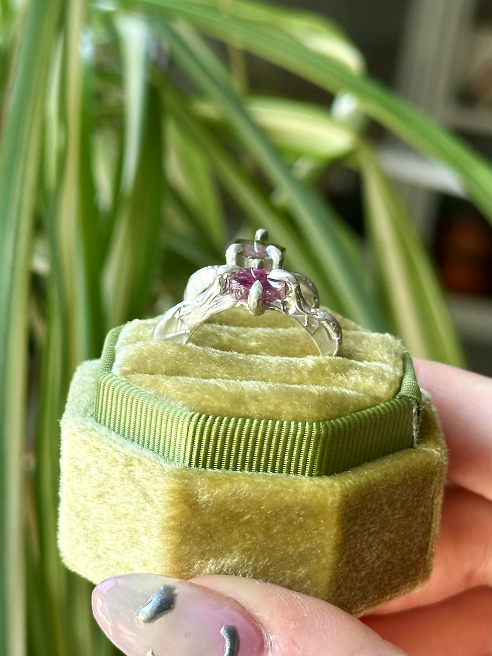 Thumbnail: Tourmaline Slice Rings