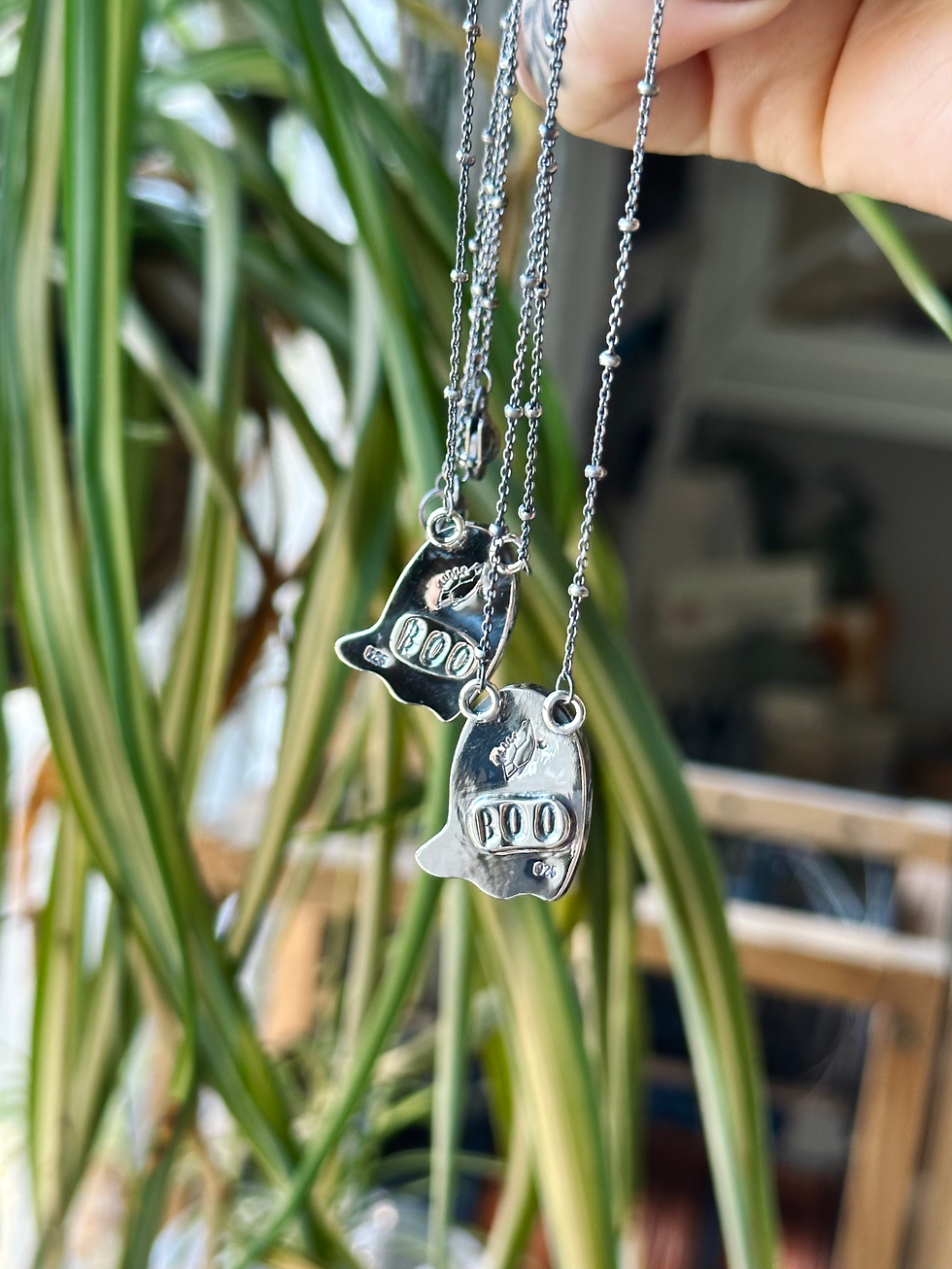 Thumbnail: Aurora Opal Ghostie Necklace