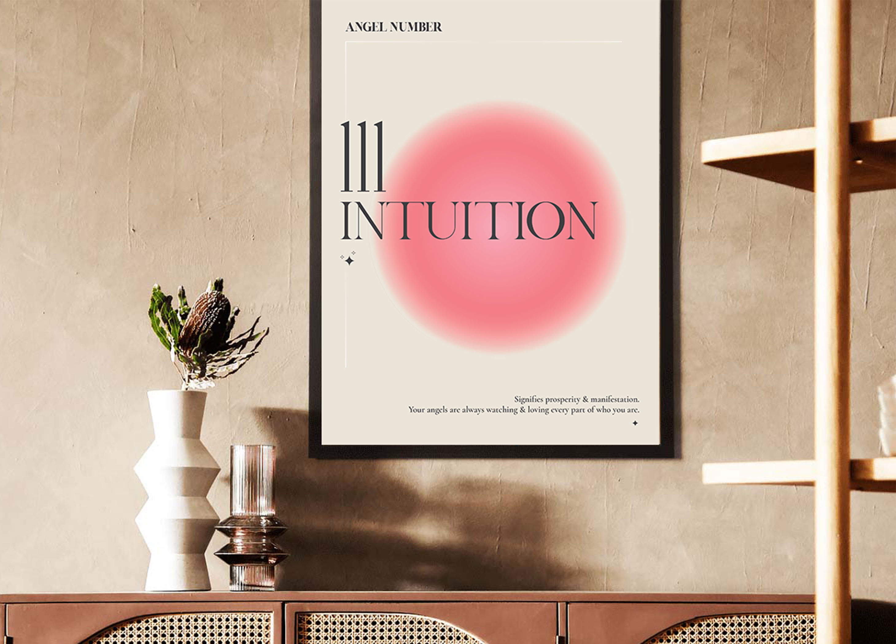 Angel number 111 Digital Print