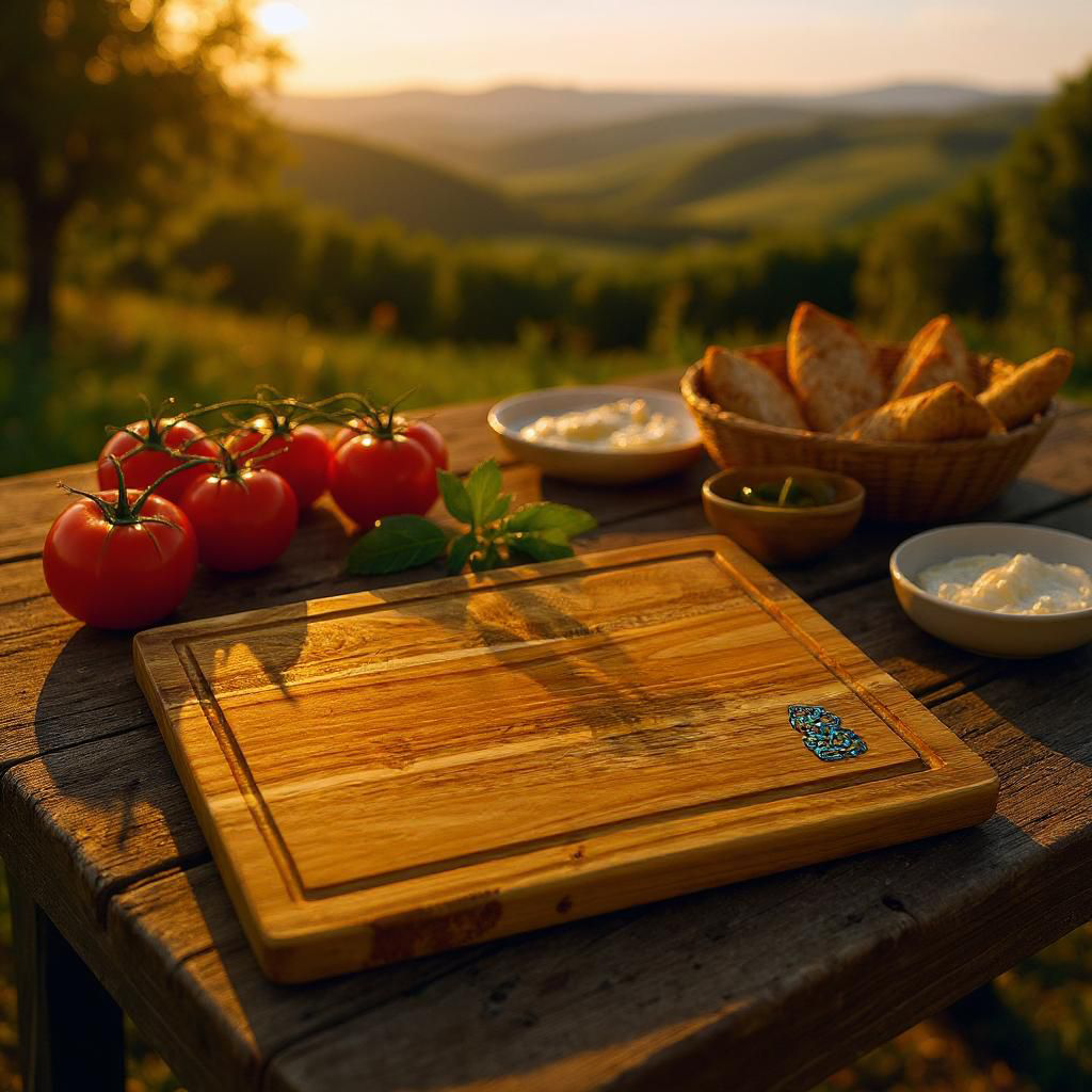 Rangatira Tiki – Butcher’s Block, Pāua Detail