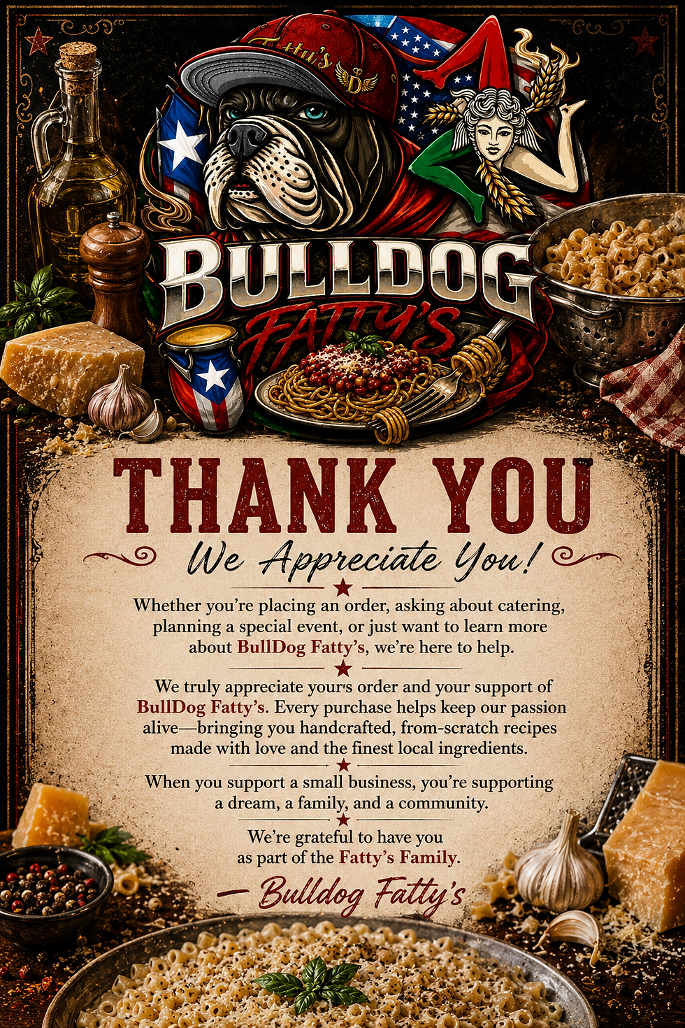 Thumbnail: Forkfuls of Tradition;  a BullDog Fatty's Recipe Book about Pasta