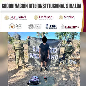 Menor de edad es detenido en posesión de cartuchos por el Grupo Interinstitucional en Culiacán