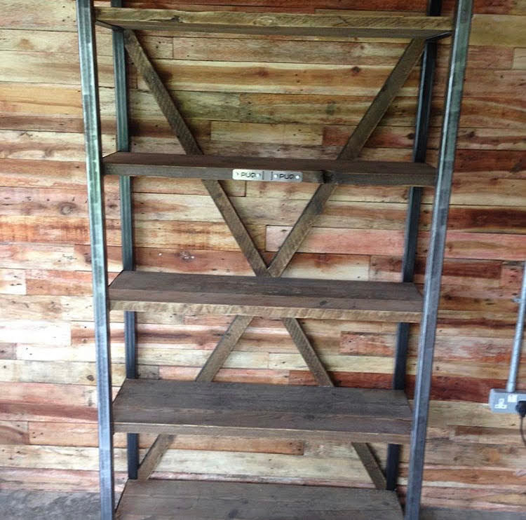 Thumbnail: Bespoke, rustic, reclaimed Industrial style shelving, Prices from £340.00