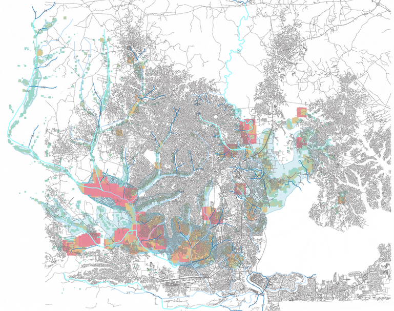Lagos Flood Risk Map