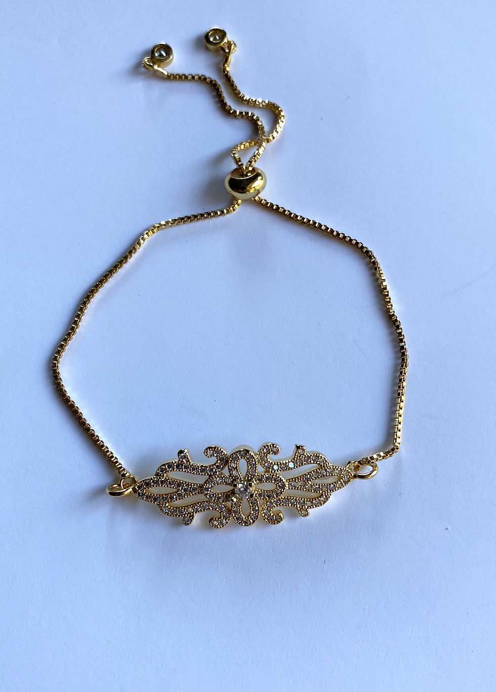Thumbnail: Adjustable Pave CZ Bracelet
