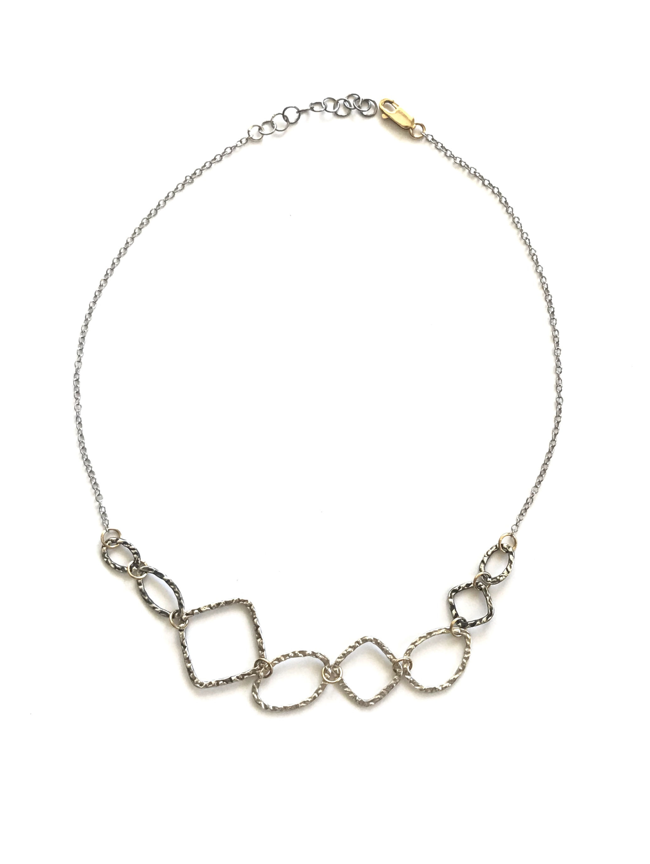 Geometric Two Tone Necklace