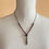 Thumbnail: Garnet with Sterling Silver Tassel
