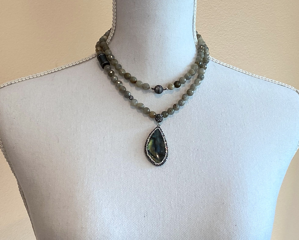 Thumbnail: Labradorite with Labradorite Pendent