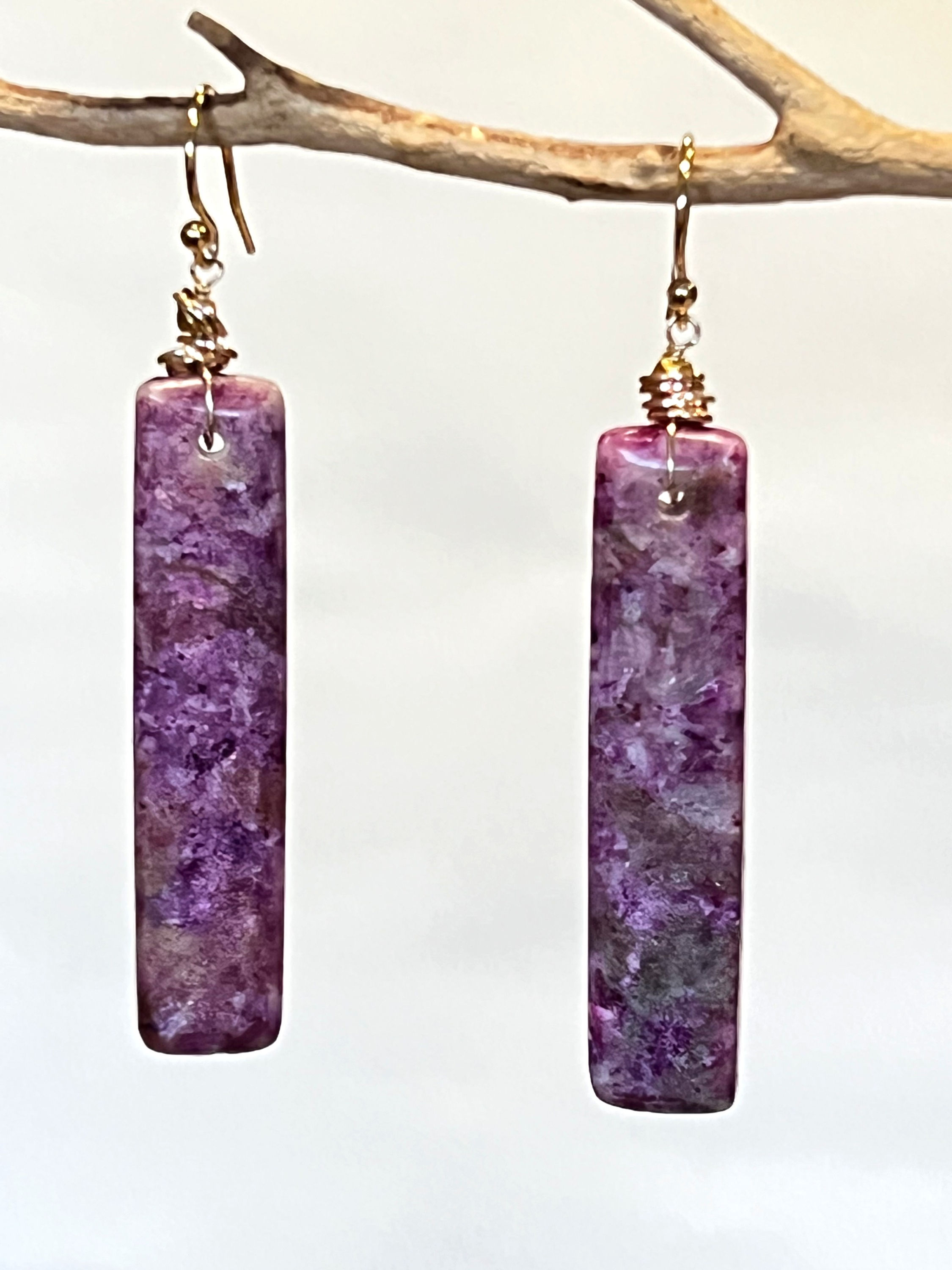 Jasper & Pyrite Earring