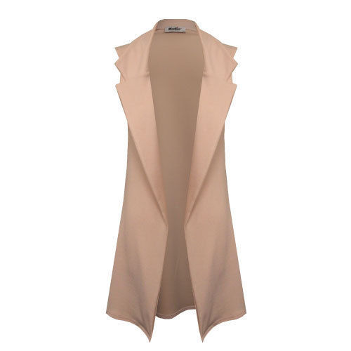 Nude Sleeveless jacket