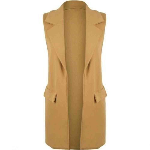 Hour Camel Sleeveless jacket