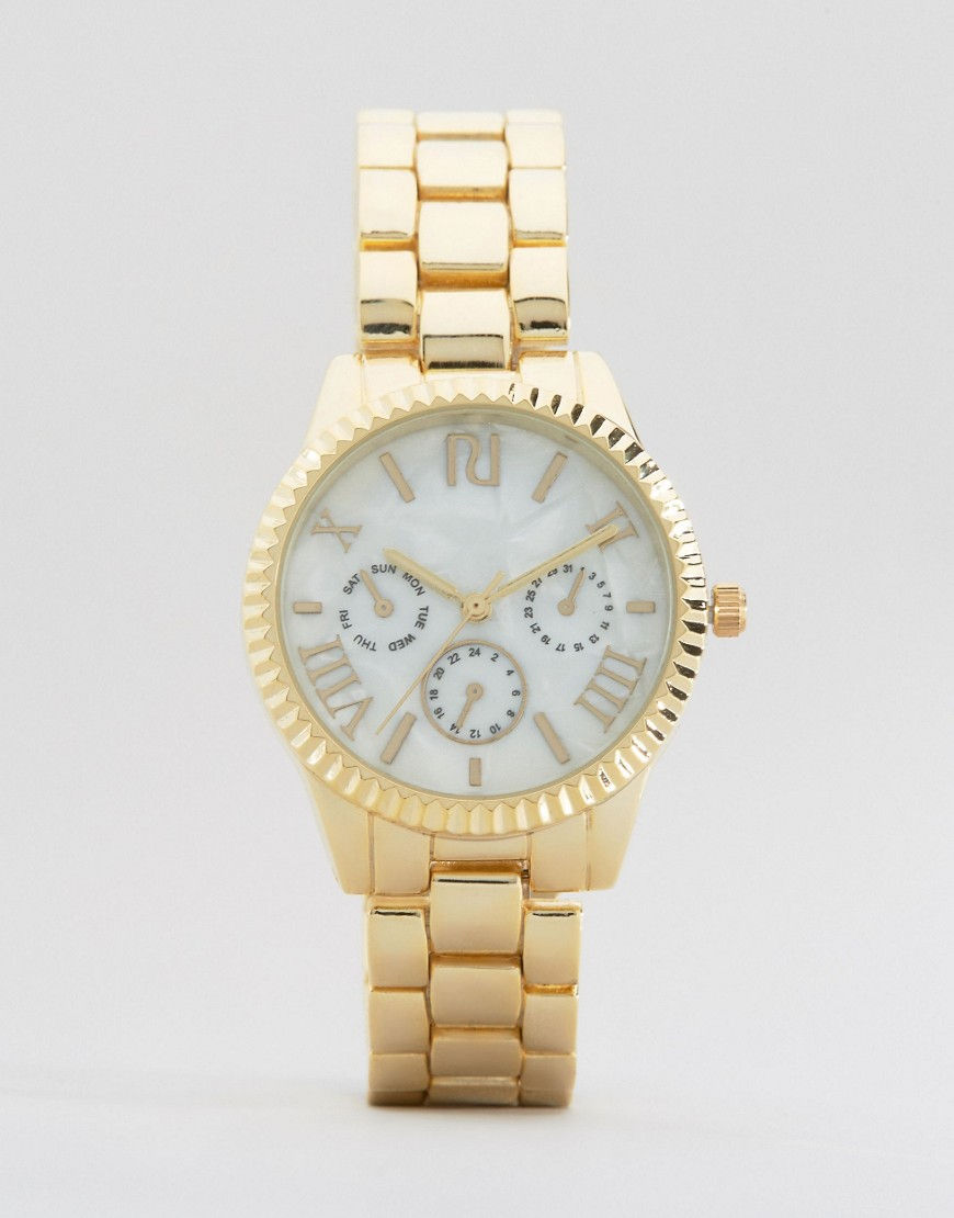 River Island Gold Chunky Watch