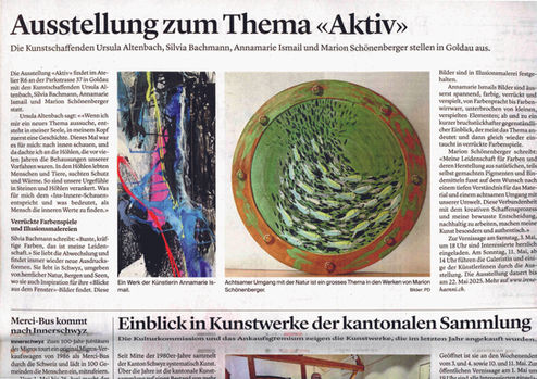 pressebericht bote der urschweiz mai 2025 atelier r6